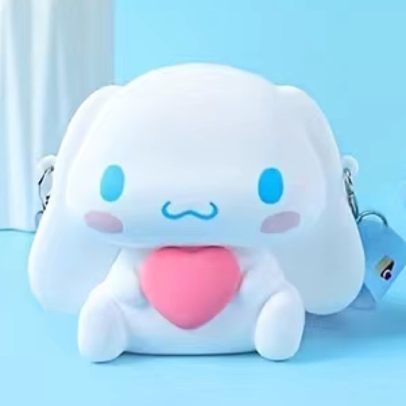 Sanrio Handbags - Cinnamoroll Silicone Crossbody Bag